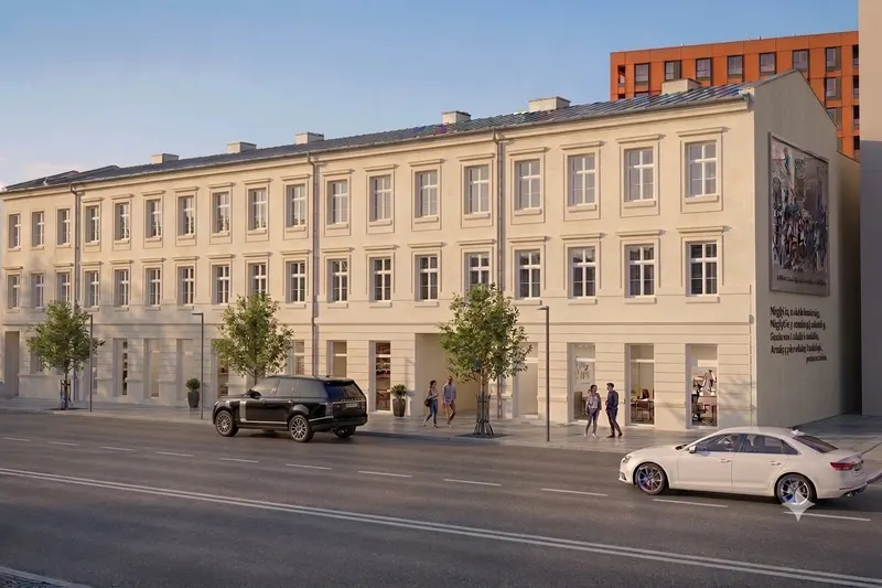 Wizualizacja odnowionej kamienicy od ul. Lubartowskiej