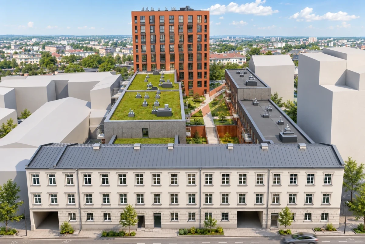 Rzut wszystkich budynków